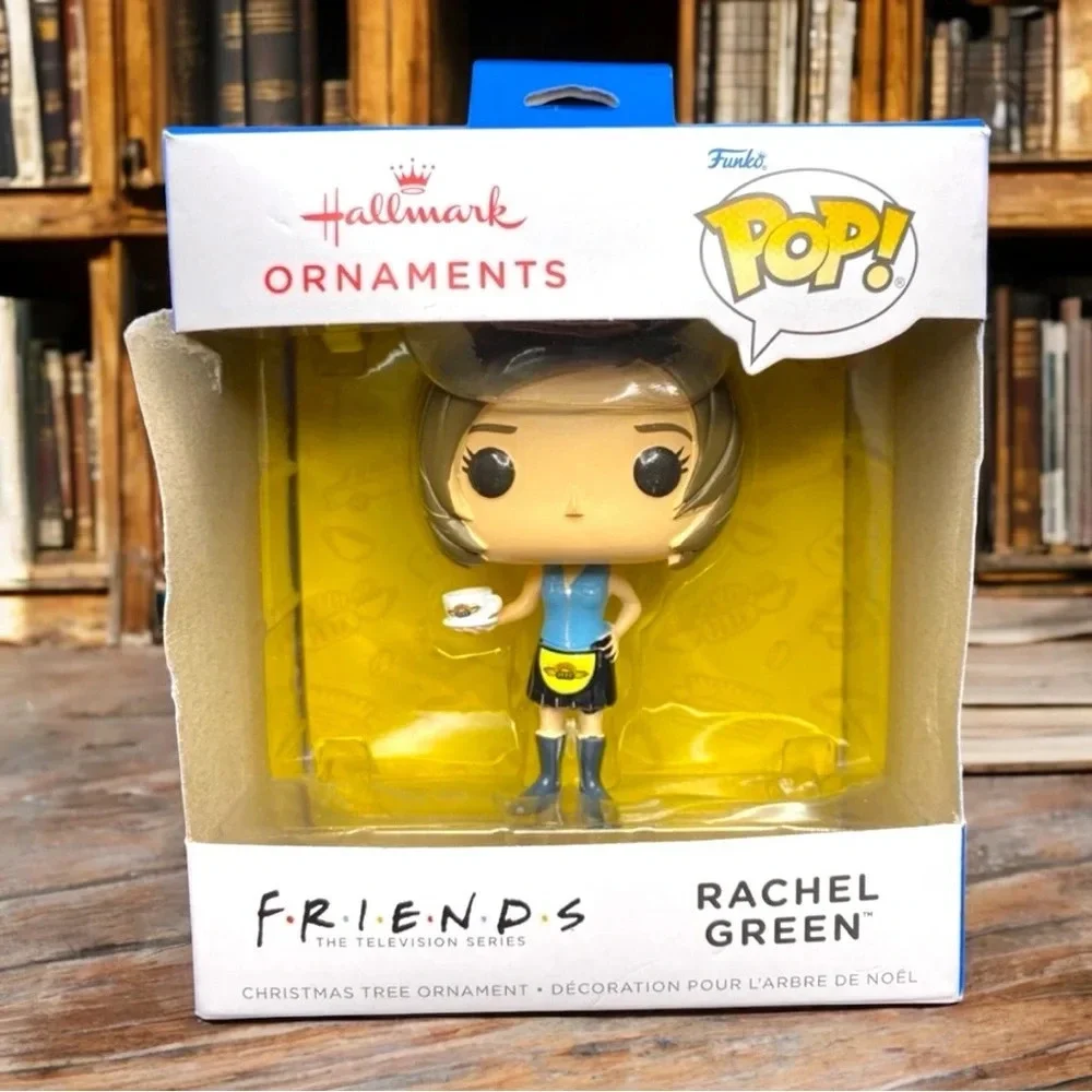 NEW FRIENDS Rachel Green Central Perk Waitress Funko Pop Hallmark Ornament